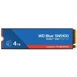 WD Blue SN5100 powered by SANDISK (4000 GB, M.2 2280), SSD