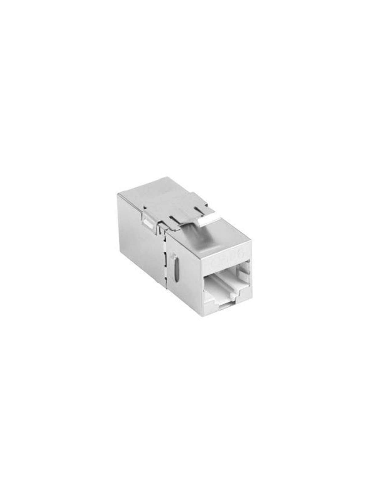 Lanberg Feed-Thru Keystone Connector RJ45->RJ45 CAT6 FTP 90