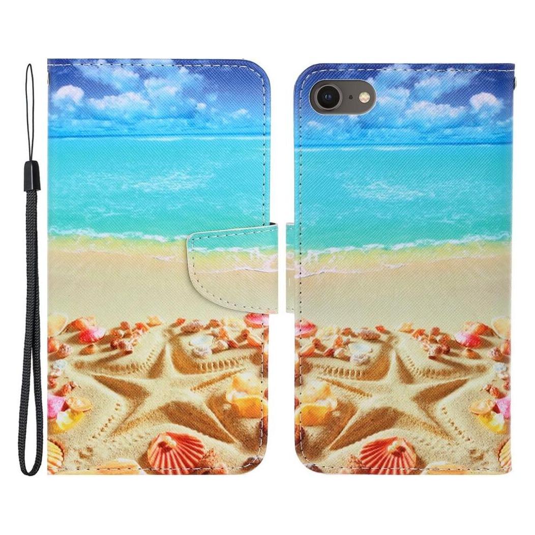 Cover-Discount iPhone SE / 8 / 7 - Leder Etui Hülle Strand (Apple iPhone 7, Apple iPhone 8, Apple iPhone SE (2nd Gen), Apple iPhone SE (3rd Gen)) (101132289G)