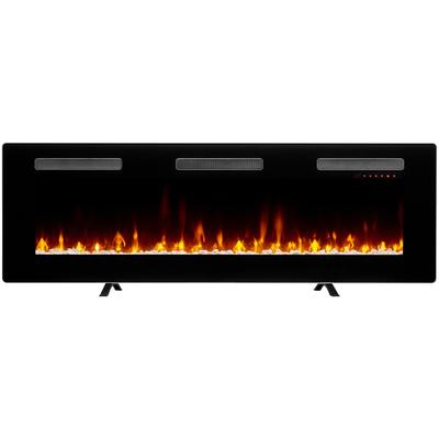 Elektrokamin DIMPLEX "Sierra 60", schwarz, B:1.524cm H:49,5cm T:16,5cm, Elektrokaminöfen, schwarz,mit Heizung, Fernbedienung, App, Optiflame Flammeneffekt