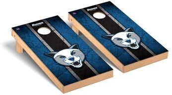 Skip's Garage Daemen Wildcats Vintage Cornhole Board Set