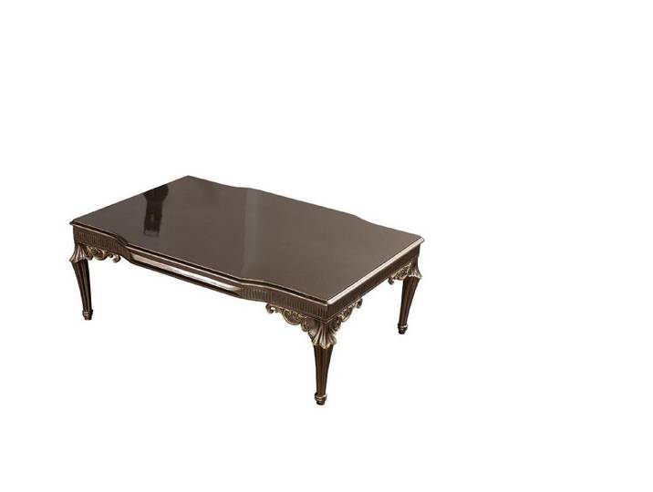 JVmoebel Couchtisch Klassischer Holz Couchtisch im Barockstil mit edlen Oberflächen (Packung), Made in Europa