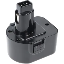 AccuCell, Werkzeugakku + Ladegerät, Akku passend für Dewalt, ELU, Berner Werkzeuge, 12V NiMH 3,0Ah (12 V)