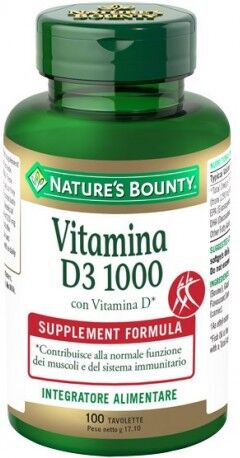 Green Remedies Vitamina D3/1000 100tav Bounty