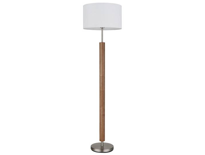 Globo Stehleuchte Mila, Braun, Schwarz, Nickelfarben, 150 cm, Fußschalter, Lampen & Leuchten, Innenbeleuchtung, Stehlampen, Stehlampen