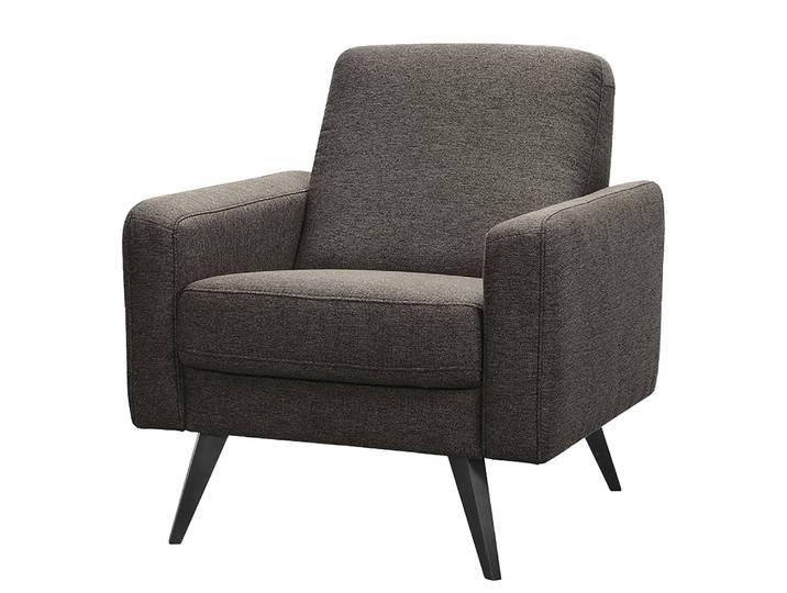 Sessel Helper Braun/Braun Webstoff Cavo 82 x 87 x 80cm