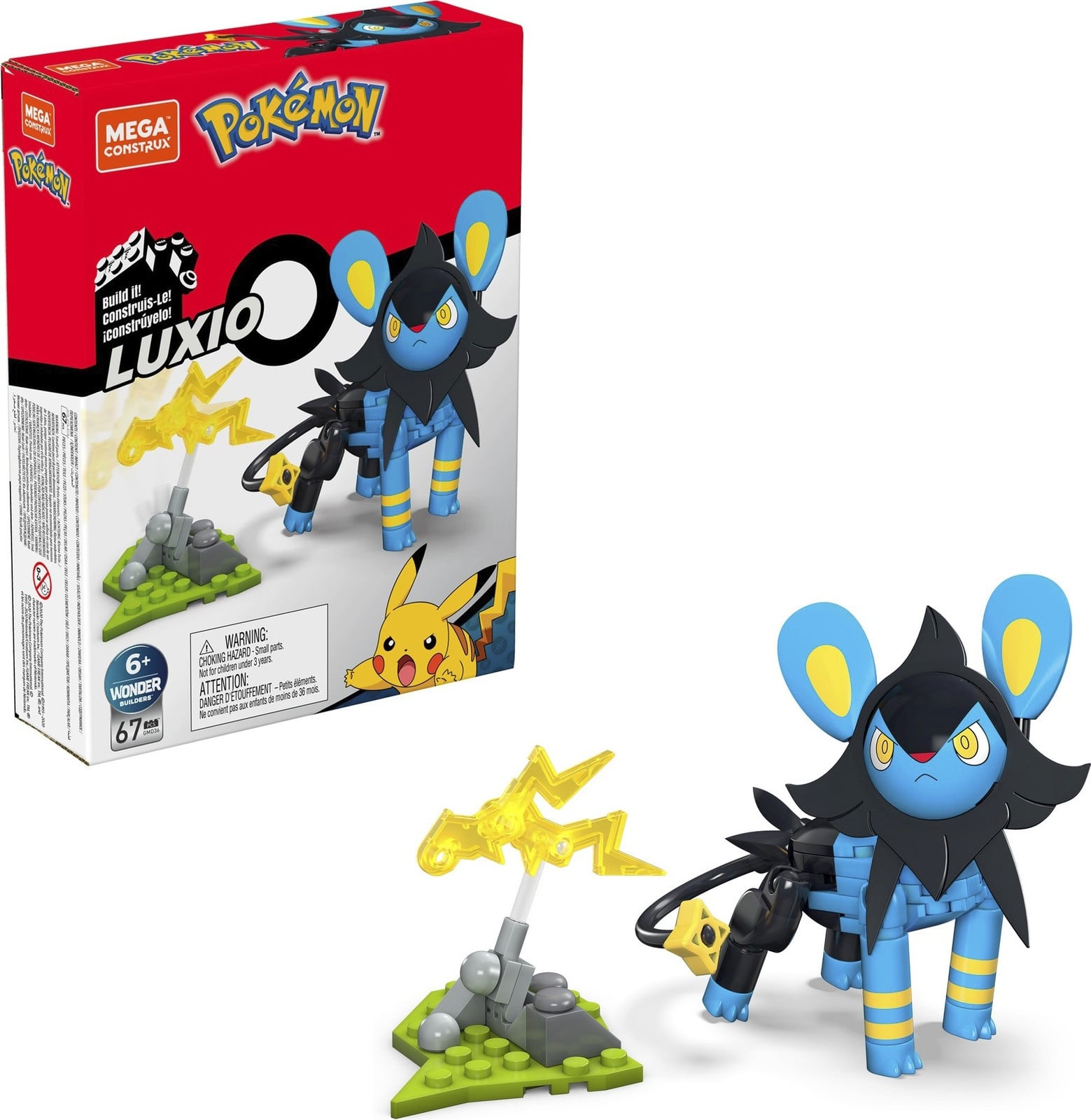 Mega Construx Pokémon Luxio bouwset voor kinderen