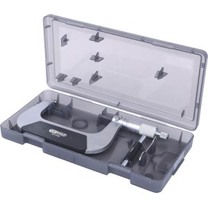 KS-Tools Bügelmessschraube 300.0557, DIN 863, analog, 0,01mm Auflösung, in mm, Messbereich 75 - 100 mm