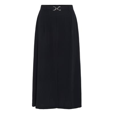 Midirock KAFFE "Damen Rock KAillis", Damen, Gr. 38, schwarz (schwarz deep), Obermaterial: 100% Polyester PES., Röcke