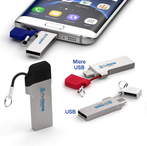 Pen Drive Forhome® Linx Doppio Usb 2,0 Da 8gb Usb / Micro Usb