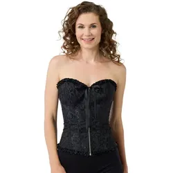 Corsage "Ornament", schwarz
