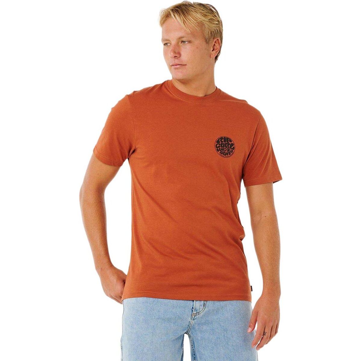 RipCurl Wettie Passage Icon Tee baked clay (8643) S 10EMTE-8643-S