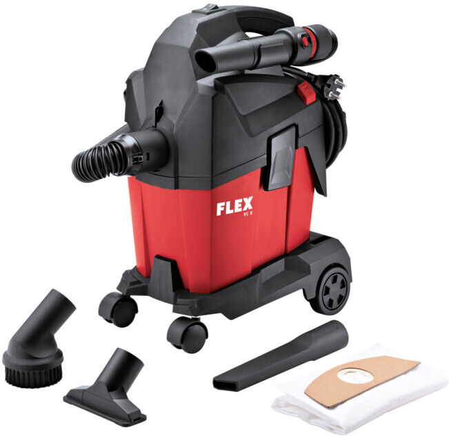 Flex Aspirateur VC 6 L MC + sacs filtres en non-tissé, nettoyage manuel, 6 l, classe L (532024)