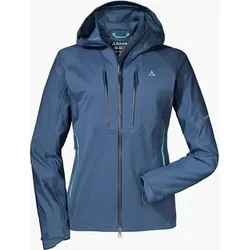 SCHÖFFEL Damen Softshelljacke 3L Jacket Charleroi L, Größe 36 in Blau Blau