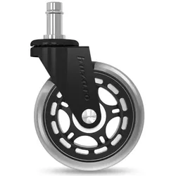 Huzaro Rollen 2.0 Sitzrollen schwarz, Zubehör Gaming Möbel, Schwarz