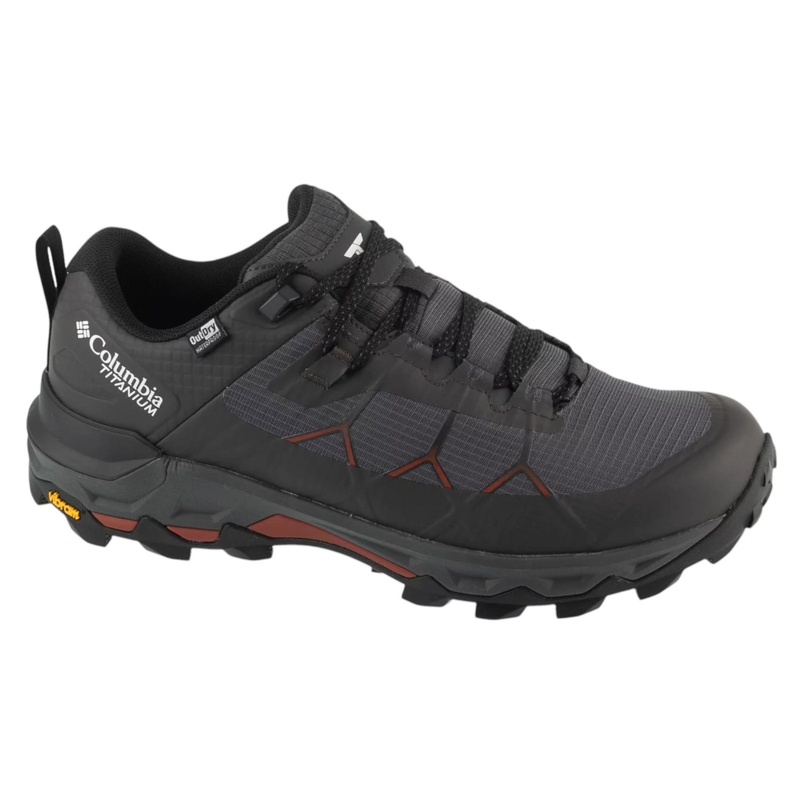 Columbia Schuhe Herren Peakfreak Titanium Outdry - dark grey/red oxide (42) (2164671089)