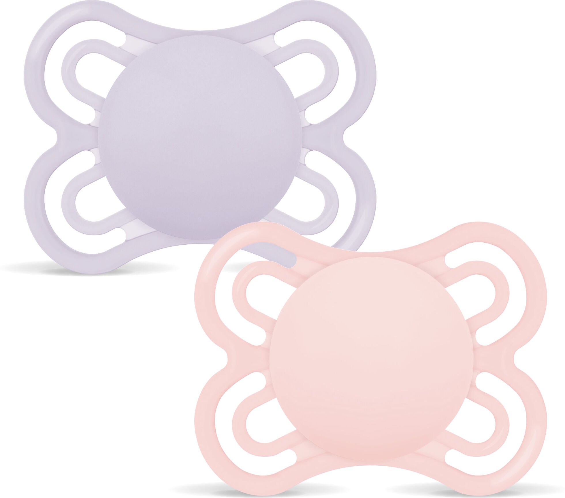MAM Perfect Silk 0-6m 2p Box V Pink 2 stk