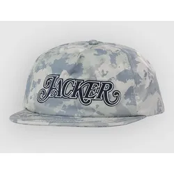 Jacker Big Logo Snapback 5 Panel Camo Cap camo Gr. Uni