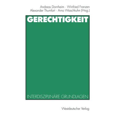 Gerechtigkeit, Taschenbuch von , VS Verlag für Sozialwissenschaften, 978-3-531-13302-7