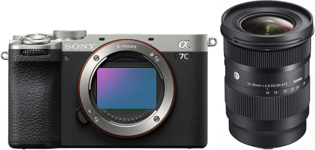 Sony Alpha ILCE-7C II boîtier argent + Sigma 16-28mm f2,8