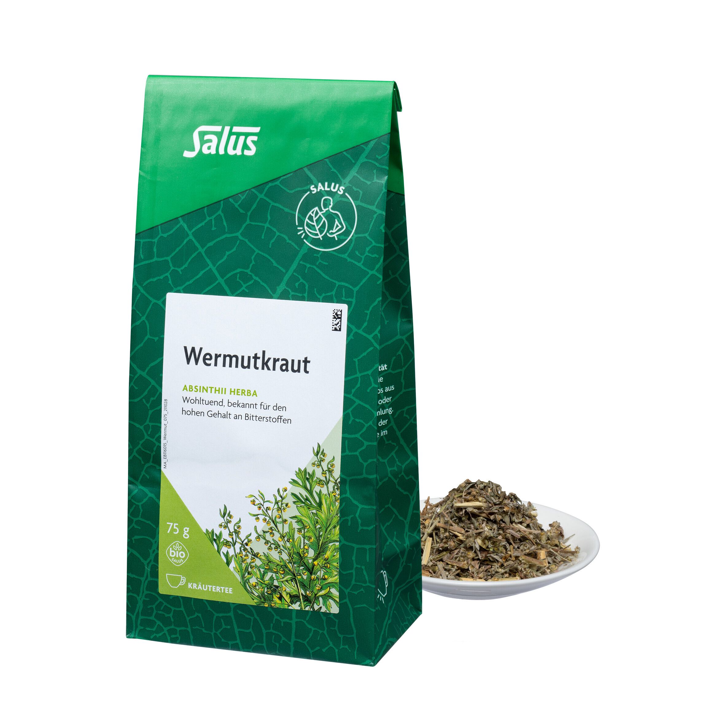 Wermutkraut Tee Bio Absinthii herba Salus 75 g