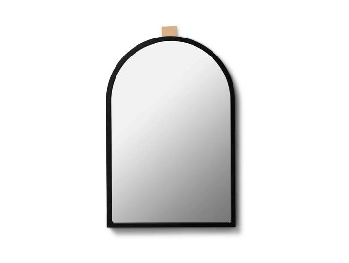 A2 Echo Wandspiegel Schwarz, 43x63 cm