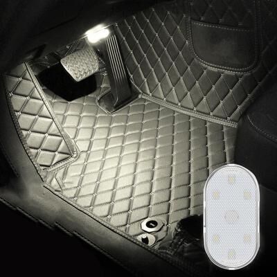 Inspired Deals Touch Sensor Car LED Reading Light USB Rechargeable Magnetic Car Ambient Light White