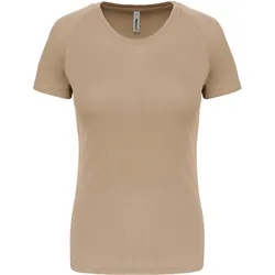Kariban ProAct Damen Sport Shirt T-Shirt PA439 sand S