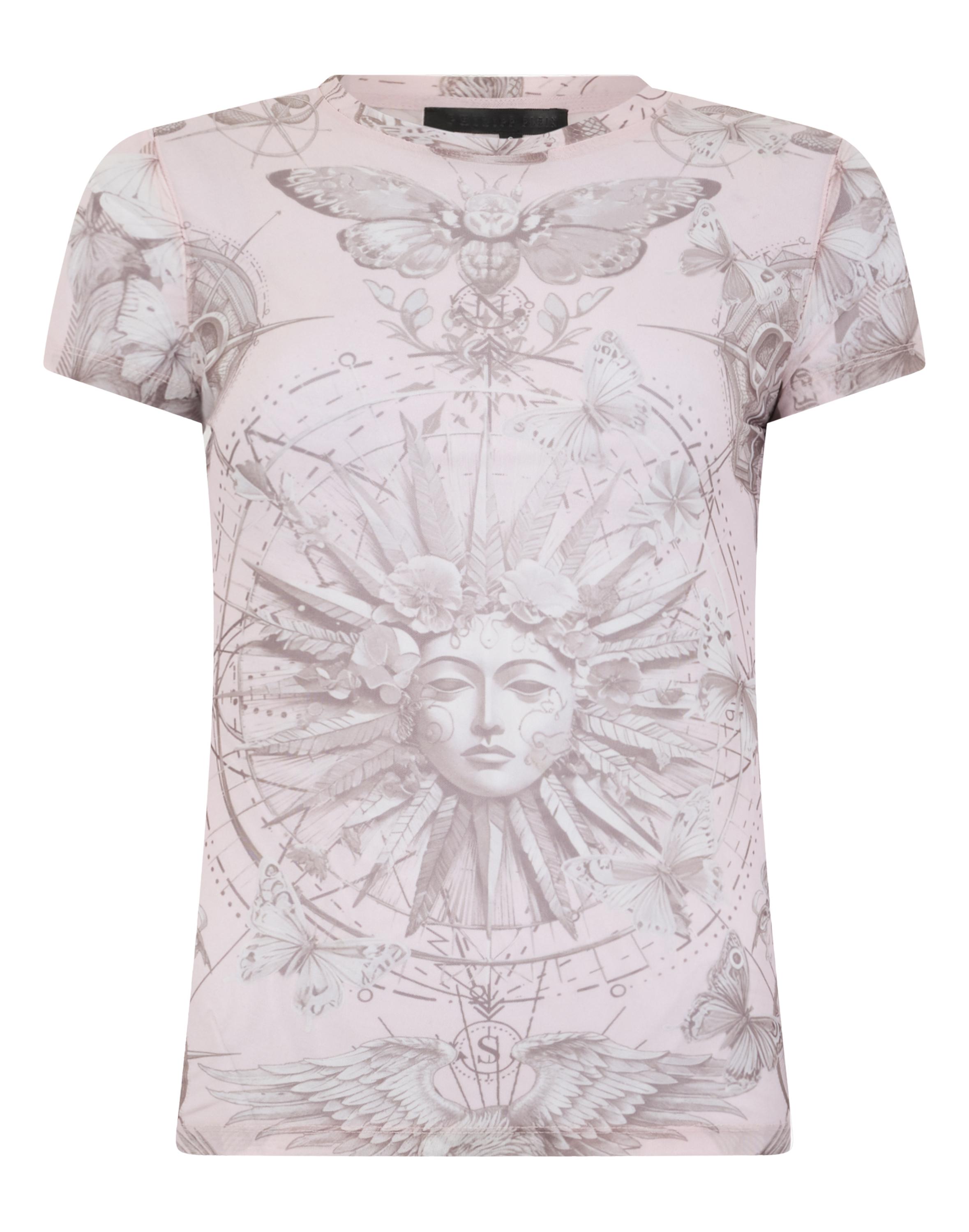Tulle Sexy Pure Fit T-Shirt Butterfly Tattoo