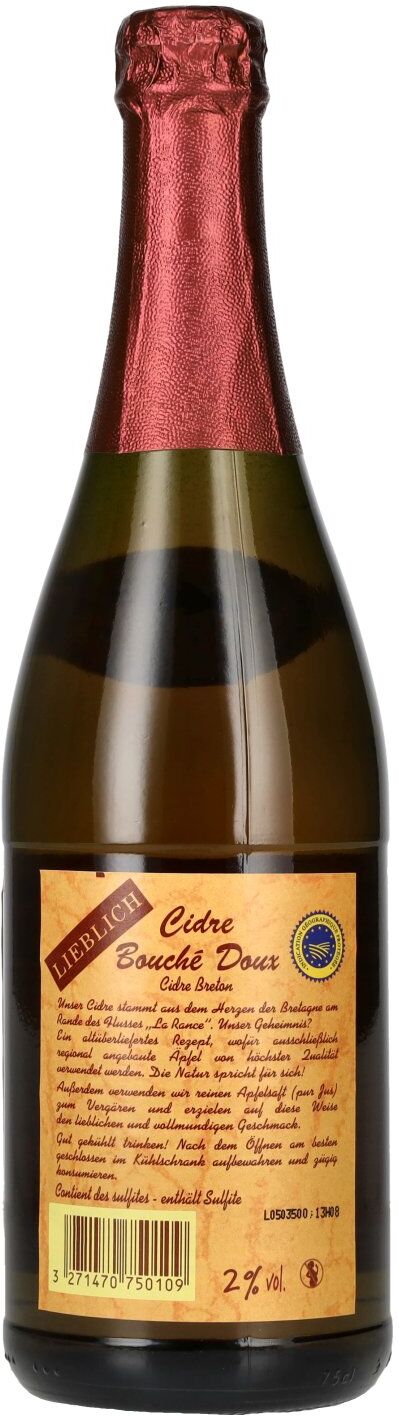 Val de Rance Cru Breton Cidre Doux 2% Vol. 0,75l