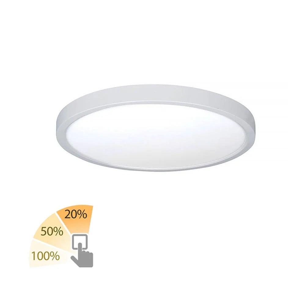 Highlight Piatto Plafondlamp LED Wit Ø 23,5 cm