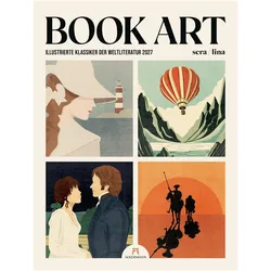 Ackermann, Kalender, Book Art Plakate-Kalender 2027 Illustrierte Klassiker der Weltliteratur