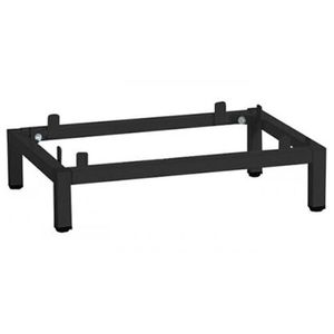 Lüllmann Fußgestell 565509, für Planschrank DIN A1, 113 x 15 x 83cm, schwarz