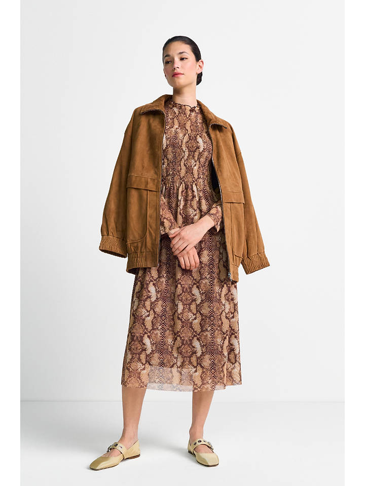 Rich & Royal Kleid in Hellbraun - XS