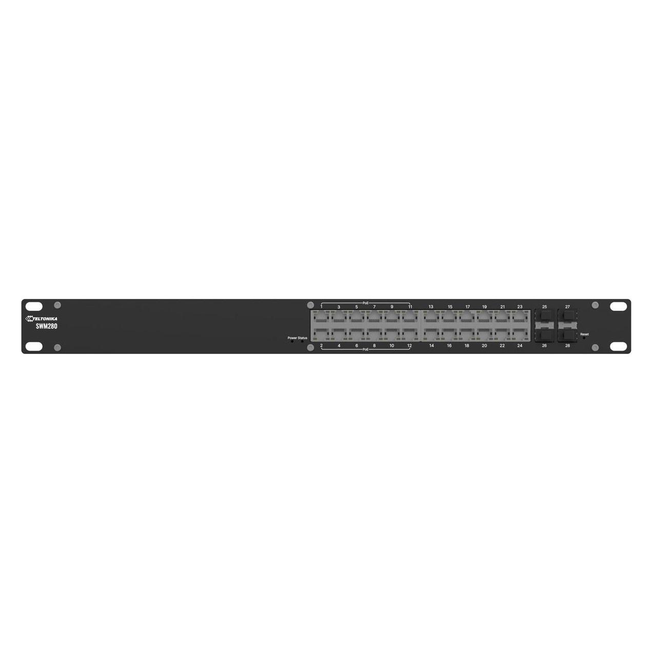 Teltonika SWM280 24-ports rack (24 Ports) (SWM280000201)