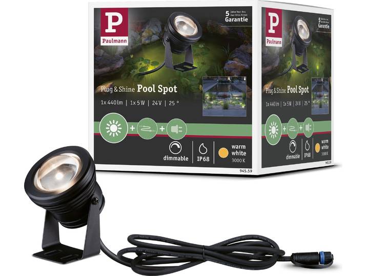 Paulmann Plug & Shine LED Spot Teichleuchte Einzelspot