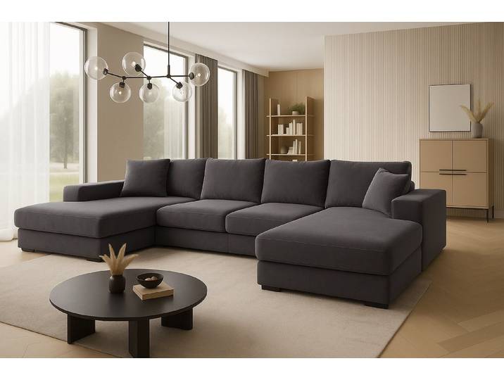 A&J MöbelLand GmbH Ecksofa VIENA, FABIO, VALTOR, MODENA mit Schlaffunktion, Bonellfederkern, Viele Varianten zur Auswahl – wählen Sie Farbe!, TOP ANGEBOT!