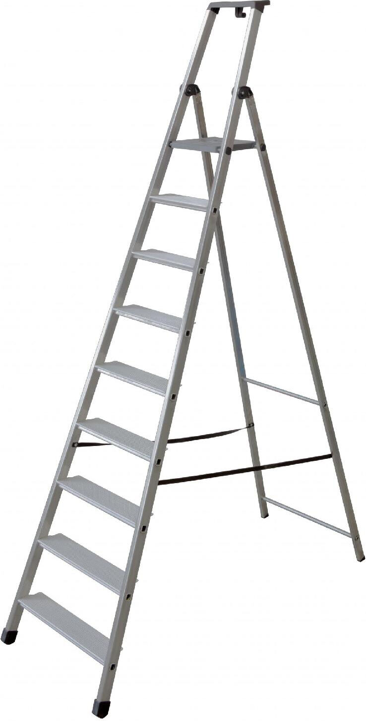 facal Ps/10 Scala Alluminio 10 Gradini Professionale Altezza Cm 286 - Ps/10