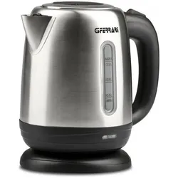 G3 Ferrari Idra elektrischer Wasserkocher 1,2 L Schwarz, Edelstahl 1630 W, Wasserkocher, Schwarz, Silber