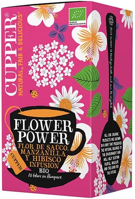 Cupper Infusión Flower Power Bio 20 Infusiones