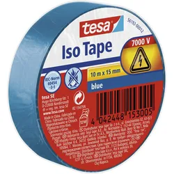 tesa Isolierbänder 15 mm x 10 m blau