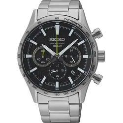 Seiko SSB413P1 Herren-Chronograph Stahl/Schwarz