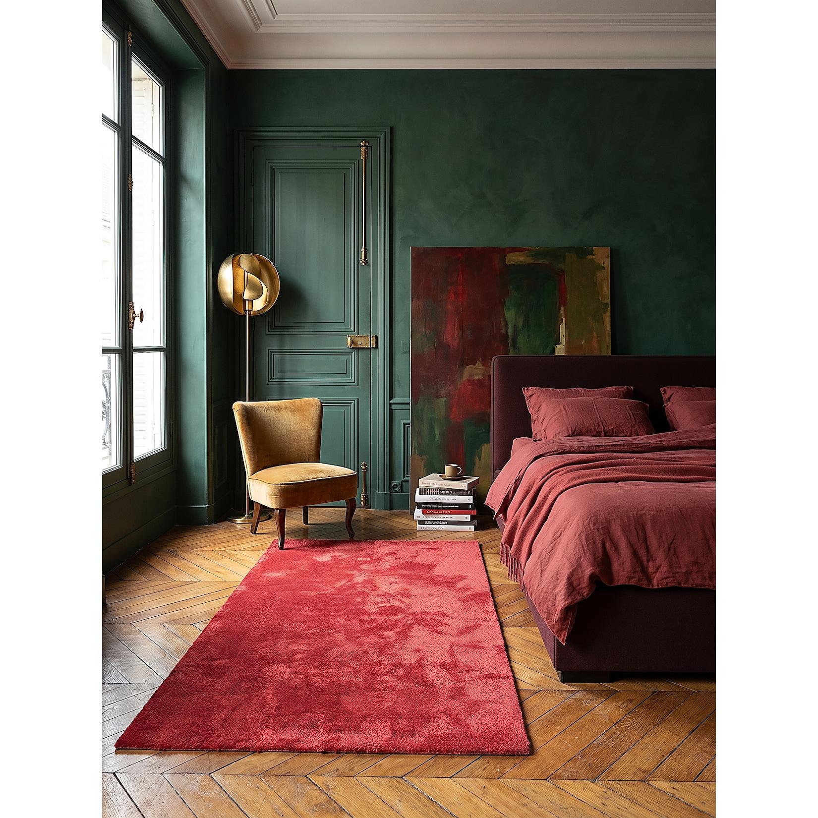 Läufer Antirutsch Rot 80x150 cm - ALDAN Kadima Design