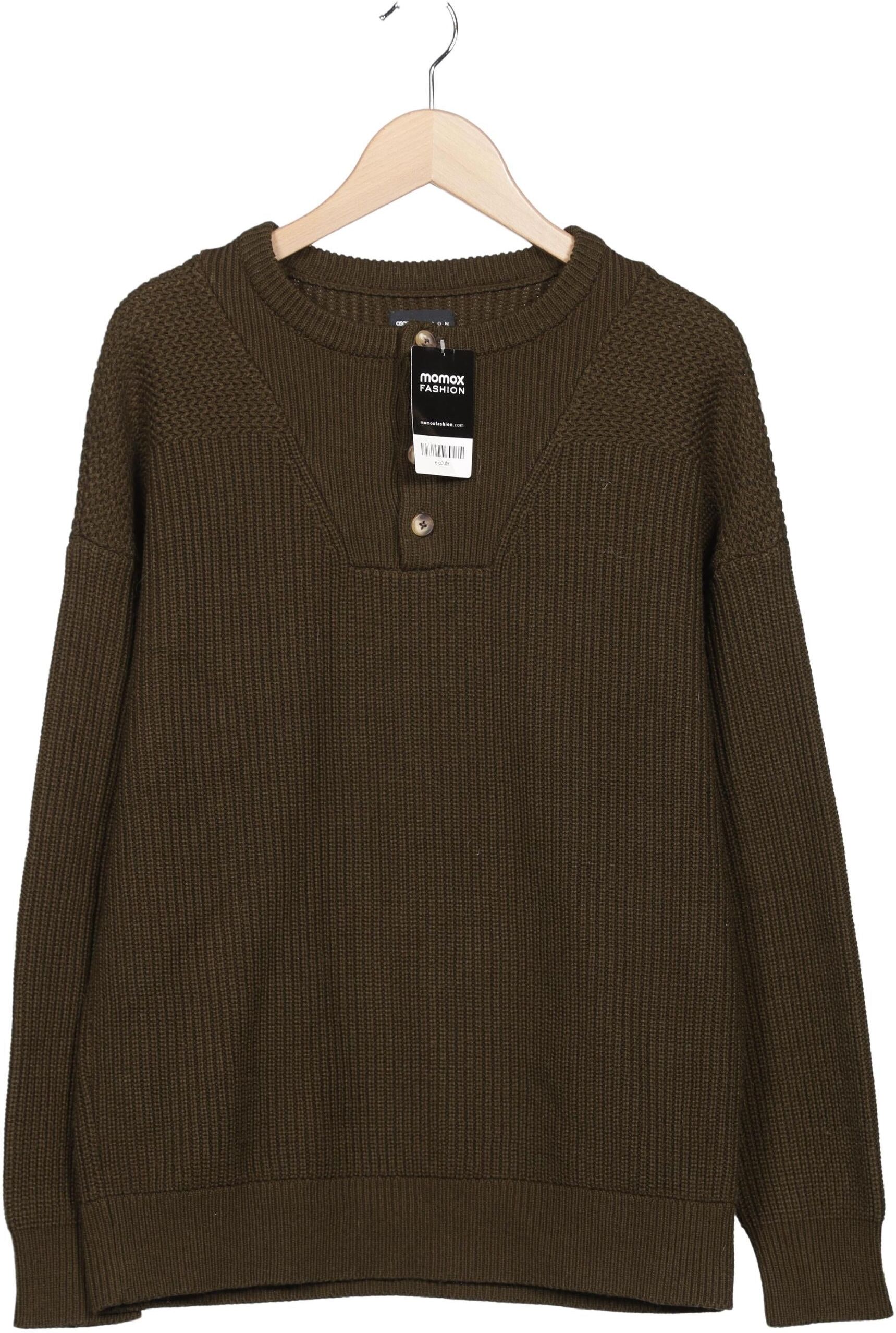 asos Herren Pullover, Grün, Gr. S, Synthetik - Second Hand