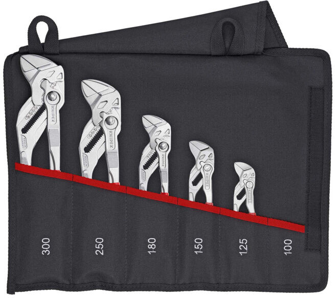Jeu de pinces-clés, 5 outils Knipex (00 19 55 S4)