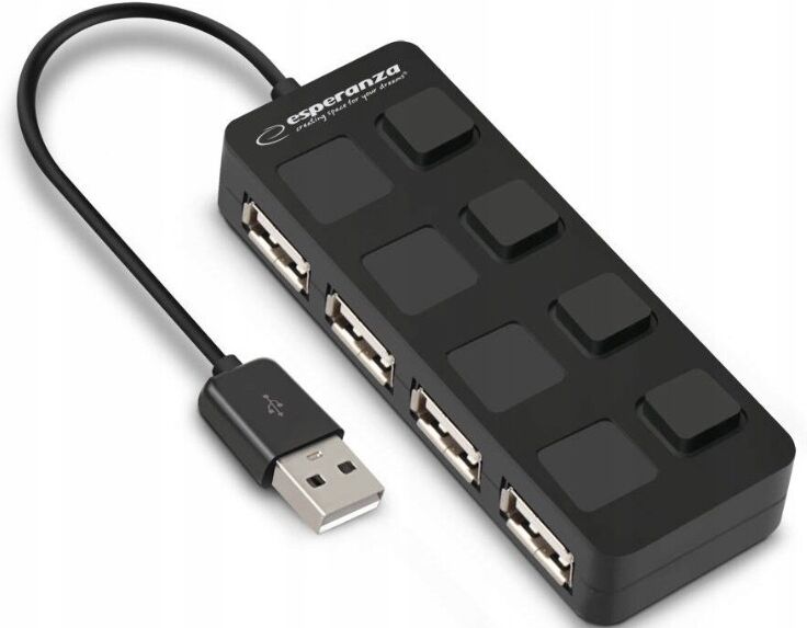 HUB 4 Puertos USB 2.0 - ESPERANZA