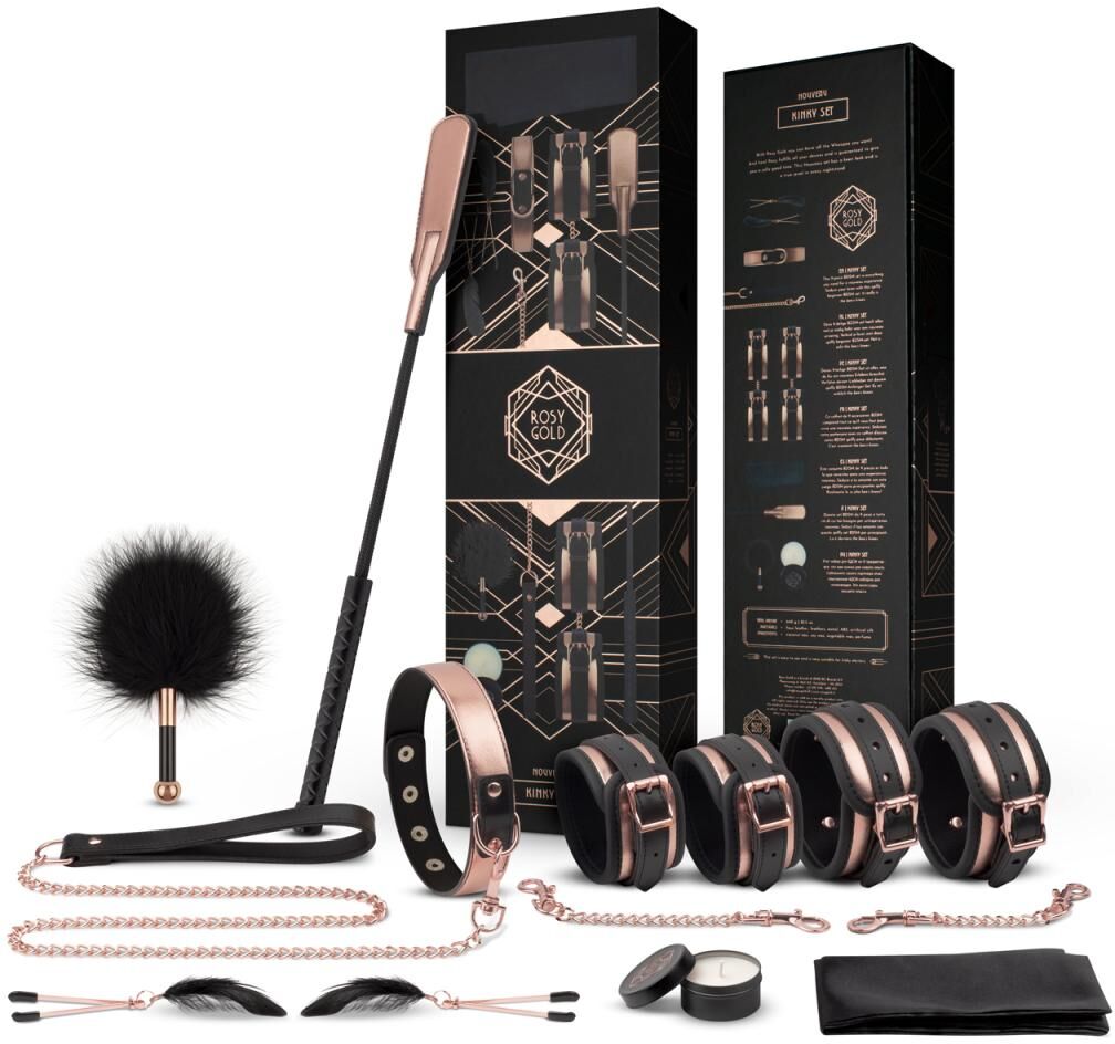 Rosy Gold Coffret BDSM 9 pièces