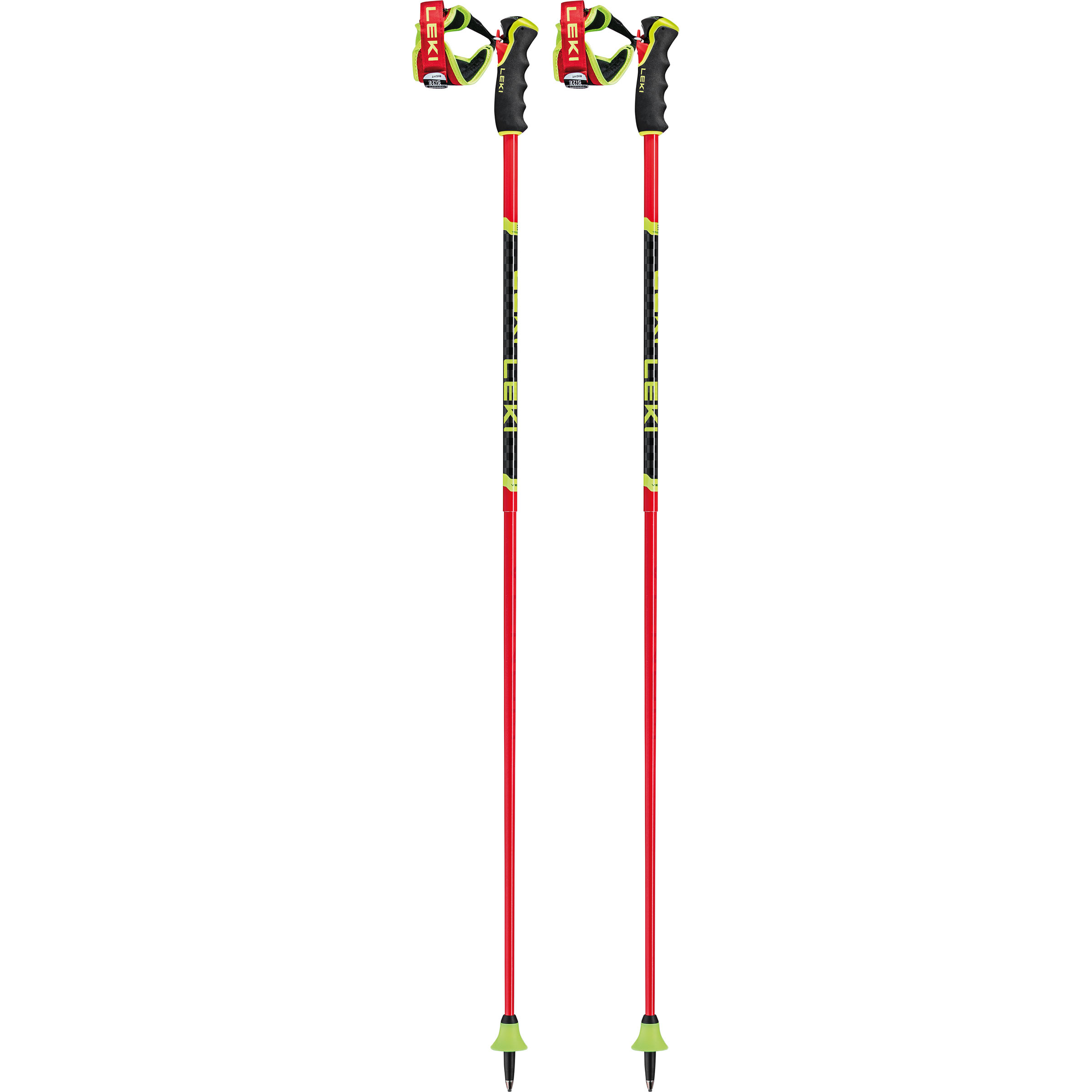 Leki Venom GS 3D Skistöcke Skistöcke rot Größe 110CM Skifahren