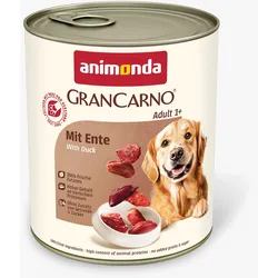 animonda Gran Carno Adult 800g Dose Hundenassfutter 6 x 800 Gramm mit Ente