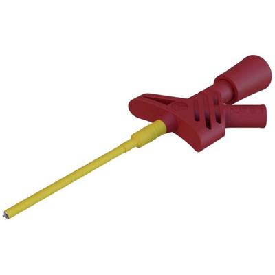 Hirschmann Test & Measurement KLEPS 1600 rt Sicherheits-Abgreifklemme Steckanschluss 2 mm CAT II Rot